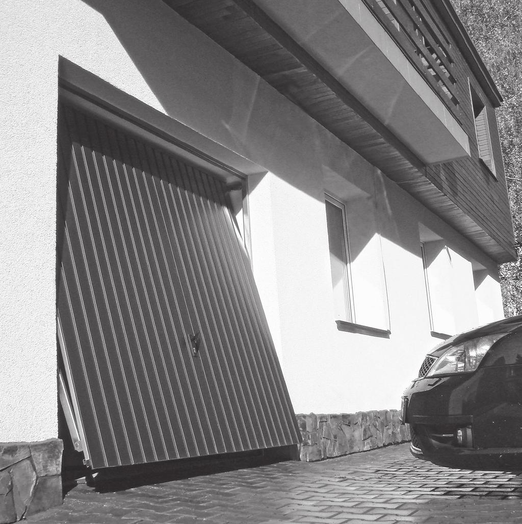 BRAMA GARAŻOWA UCHYLNA (PL - 1/1) (EU - 1/2) INSTRUKCJA ORYGINALNA Instrukcja Instalowania i Obsługi EN Technical documentation Assembly and Operating Instructions Up and over garage door / PART 1