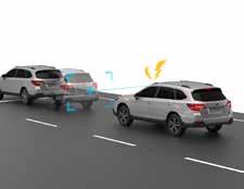 rychlostech). EyeSight přizpůsobuje výkon motoru, řazení a brzdění, aby rychlost vašeho vozu odpovídala dopravní situaci, a to v rozmezí od 0 do 180 km/h.