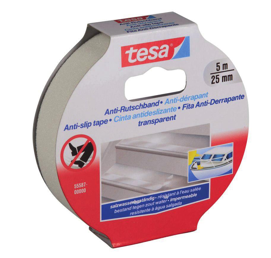 mat 5900221 TESA páska 04613-48mmx50m textilní černá TESA PÁSKA 55587 PROTISKLUZOVÁ - ideální ochrana před