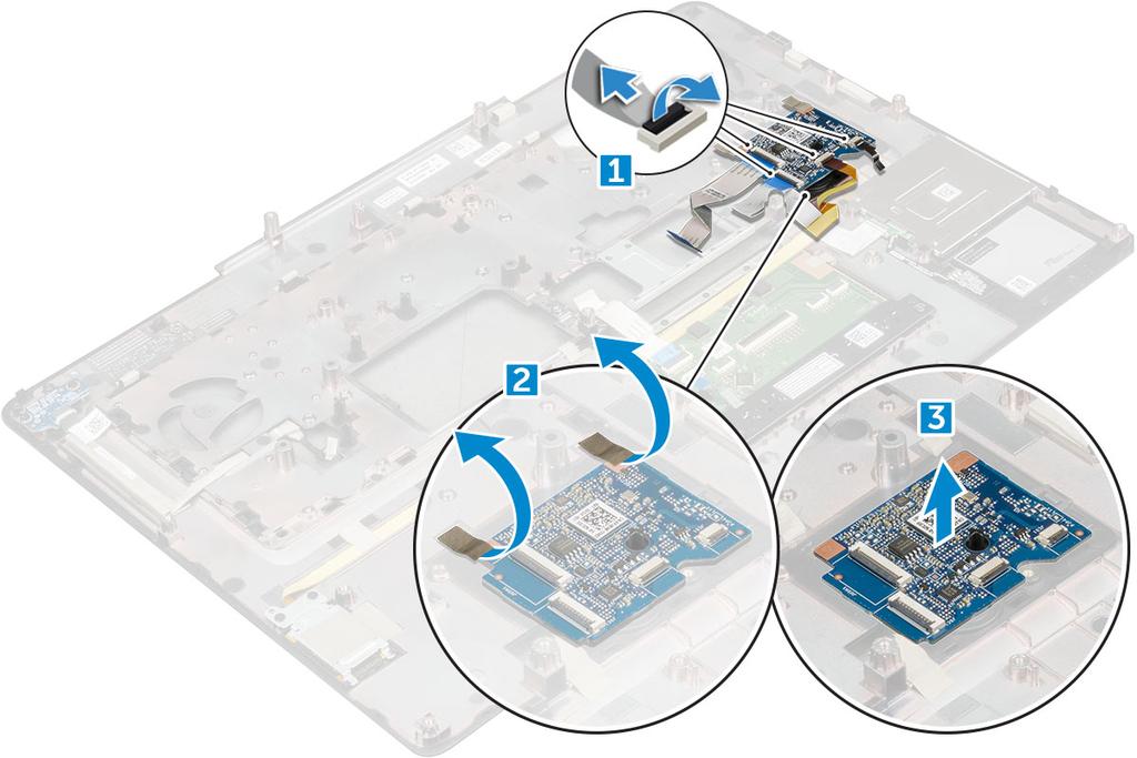 Montáž panelu USB 1 Umístěte panel USB do počítače. 2 Lepicí páskou připevněte panel USB k počítači. 3 Připojte kabel panelu USB.