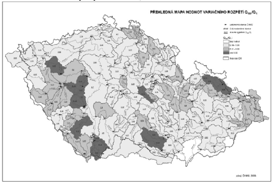 57 informativní mapa povodňových oblastí v ČR Obecné konstrukční