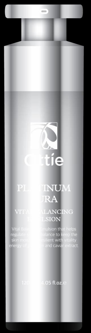 PRODUKT Emulze Ottie Platinum Aura Vital Balancing 120ml Působení proti vráskám a