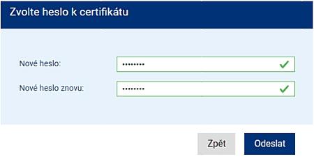 Systém Externích identit ihned započne generovat certifikát (ve sloupci generovat se objeví text GENERUJI ).