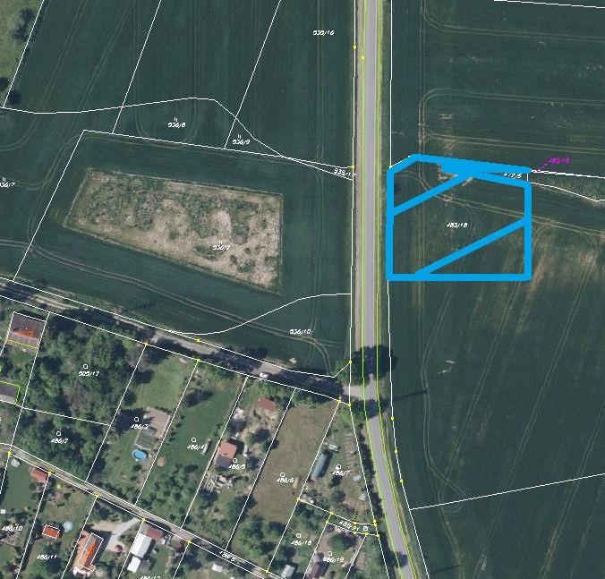 9b - Snímek z katastrální mapy + ortofoto