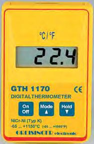 3 Step ke Für die which rea measur Interna calibra riums. th ISO AUTO OFF O / S- CORR 22 přesný rychlý teploměr pro termočlánky typu K GTH 1170 GTH 1170 obj. č.