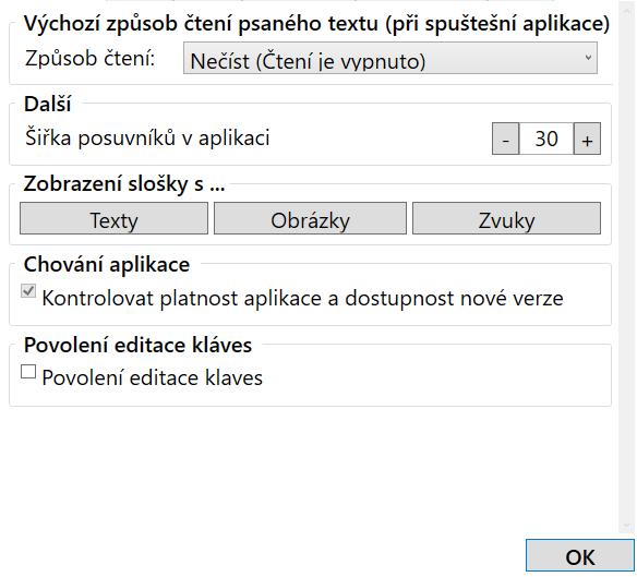 Pokud je při psaní textu povolen / nastaven nějaký režim čtení, tak při přepnutí na kalkulačku je tento režim čtení uchován a v kalkulačce je nastaven (pouze jediný) režim čtení a to s názvem Pouze