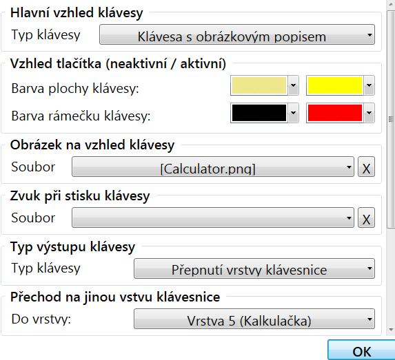 závorkách se nachází v příslušném adresáři na disku počítače (kde lze přidat i vlastní).