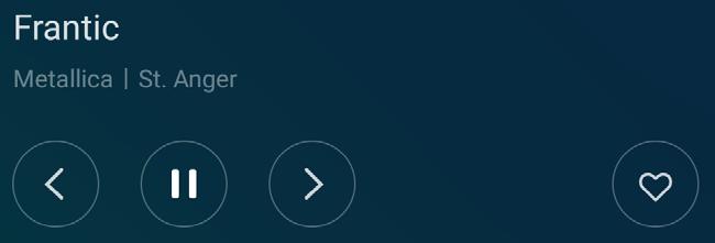 Nastavit můžete náhodné přehrávání, opakování seznamu či opakování skladby.