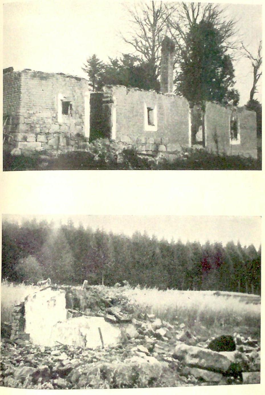 Příloha č. 3 Obrázek č. 3: Trosky vypálených usedlostí z Ploštiny 201 201 VAŇÁK, V., FILGAS, J.