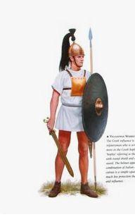 3) Styl hoplít a. Hoplít je starověký voják s kopím.