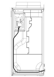5.2 Kam a jak nainstalovat Všechny jednotky QR jsou určeny pro vnitřní instalaci ve vyhřívaném prostoru. Namontujte jednotku na rovný povrch (stěna). Jednotka musí být vždy instalována svisle.