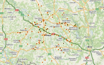 4.11 Kraj Vysočina Předběžná ekonomická ztráta z dopravní nehodovosti na pozemních komunikacích v Kraji Vysočina v uplynulém roce dosáhla 4,1 miliard Kč (detaily viz Příloha 2).