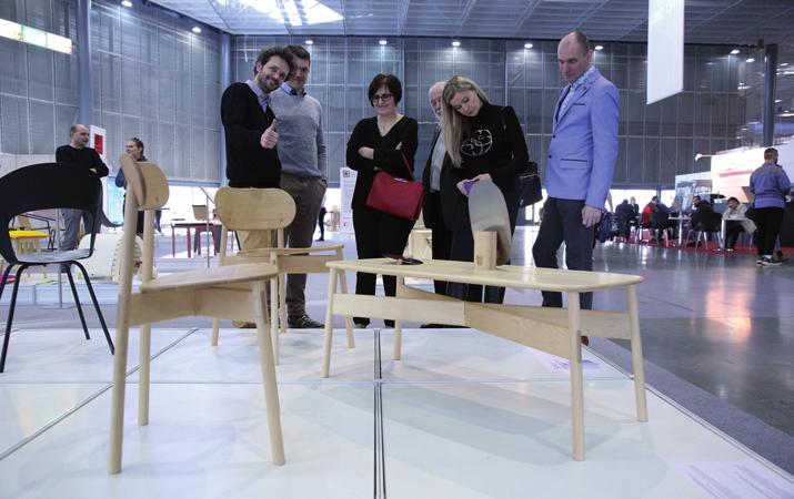 GRAND PRIX MOBITEX 2019 SEKCE STUDENT HLAVNÍ CENY 1. místo: Projekt Sokui (židle, jídelní a konferenční stůl) Autor: Filip Krampl Škola: FUD UJEP, Katedra designu, ateliér Produktový design 2.