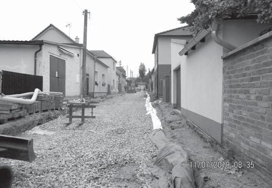 Stavba první etapy proběhla až na řešení připojení na rozvodnou síť bez zásadnějších problémů.