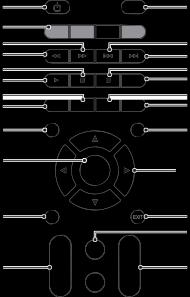 Dálkové ovládání 13. Tlačítko Exit Stisknutím tlačítka opustíte nabídku. Stisknutím tlačítka zrušíte výběr.