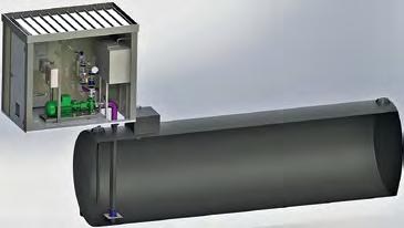MOŽNOSTI INSTALACE Pokud nelze provést instalaci s nátokem, může být systém instalován se sací výškou.