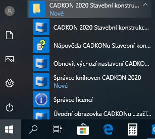 Novinky společné pro CADKON Stavební konstrukce a CADKON TZB Kompatibilita s produkty Autodesku 2020 Možnost instalace CADKONu na produkty Autodesku verze 2020.