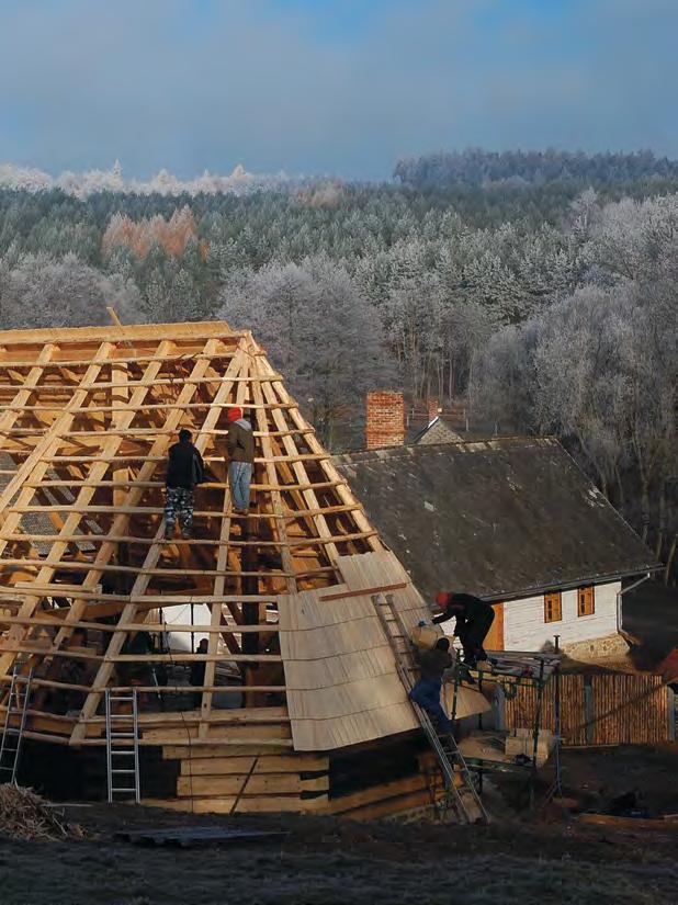 Transfer a obnova polygonální stodoly z Podolí u