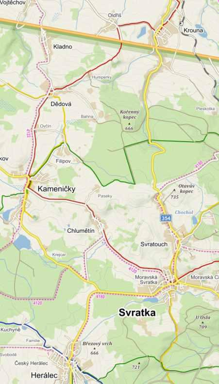 Rozhledna leží v nadmořské výšce 590 m, je vysoká 16 m a vede na ni 59 schodů.