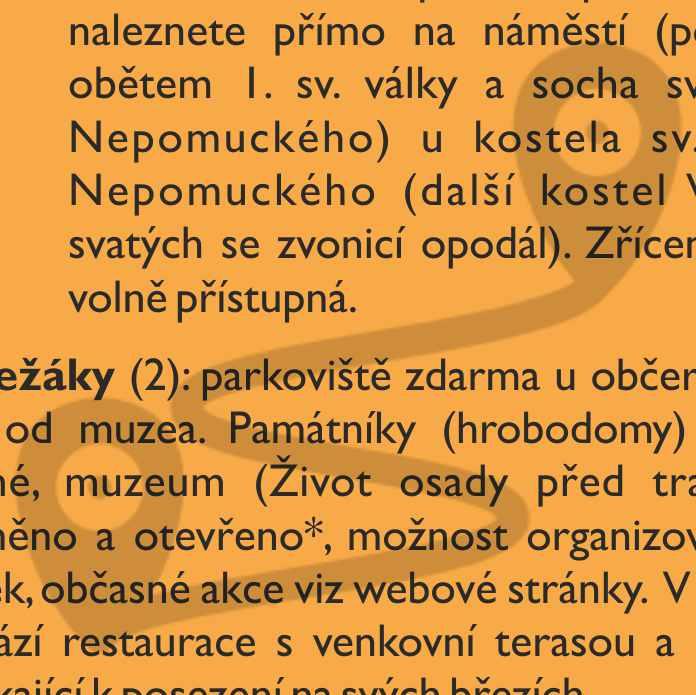 Památníky (hrobodomy) volně přístupné, muzeum (Život osady před tragédií) zpoplatněno a otevřeno*, možnost