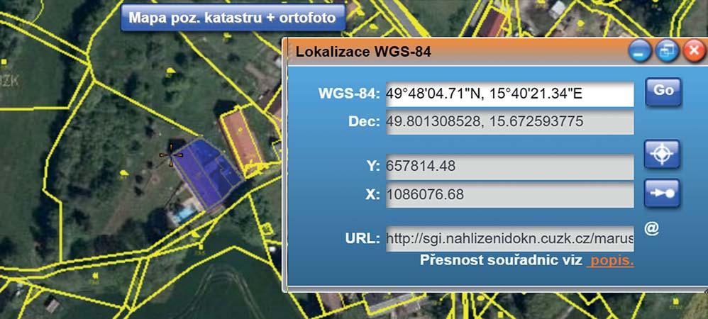 ročník 65/107, 2019, číslo 2 27 Obr. 9a Situace na ALMS Obr. 10a Situace současného ortofota Obr. 9b Detail ALMS adrese http://www.vugtk.