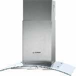 HCT6700X HMB9685X Komínový odsavač par - šíře 60 cm s displejem - maximální výkon 700 m /h - omyvatelný kovový tukový filtr - odtah do komínu 150 mm - tlačítkové ovládání - maximální výkon 850 m /h -