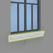 Jejich hlavní využití je rámování oken, dveří a jiných stavebních otvorů. Dále se používají ke zvýraznění, zdobení a členění různých fasádních ploch.