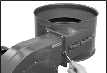 Sací příruba suction flange brida de succión Sací jednotka odsávání succión Kolektor collector coleccionista Vyobrazení 4 Montáž kolektoru k odsávání / Mounting the collector to suction / Montaje del
