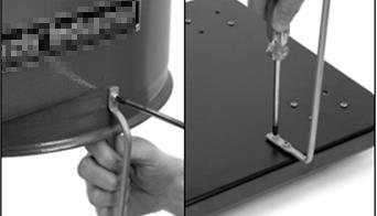1. Las dos barras de fijación en la placa base con cuatro tornillos M5 x 15 tornillo y arandelas. 2. Na kolektoru se montáž tyček provede pomocí šroubů M5 x 15, podložek a matek podle Vyobrazení 5. 2. On this panel are screwed with screws M5 x 15, washers and nuts, as shown in Figure 5 2.