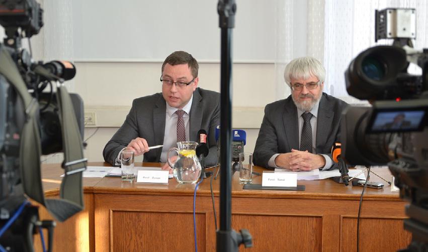 Společná pražská tisková konference Nejvyššího státního zastupitelství a Nejvyššího soudu k ukládání peněžitých trestů a odklonům v trestním řízení.