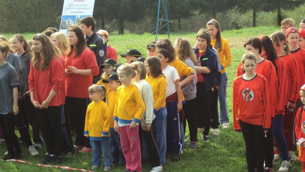 Mladí hasiči - soutěž