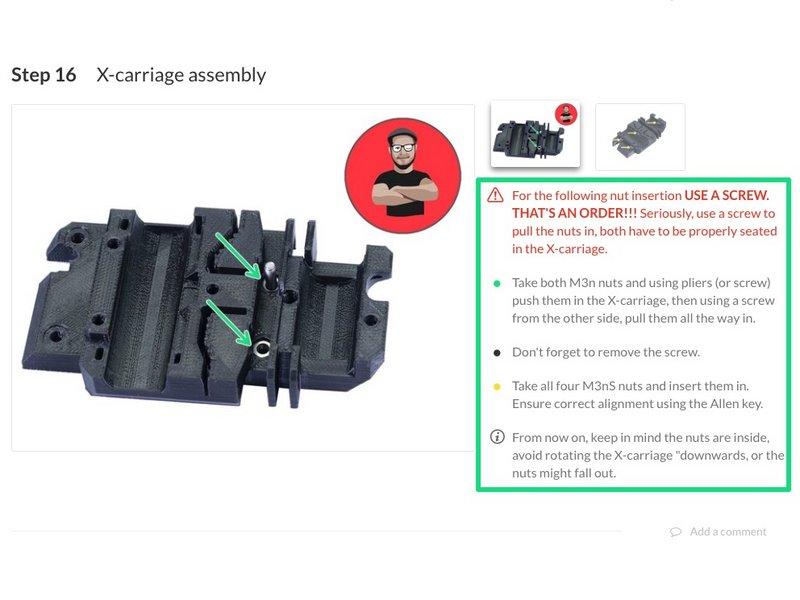 Step 10 Jak úspěšně zvládnout sestavování Pro úspěšné sestavení se prosím řiďte následujícím: Vždy si nejprve přečtěte všechny pokyny v aktuálním kroku. To vám pomůže pochopit, co budete dělat.