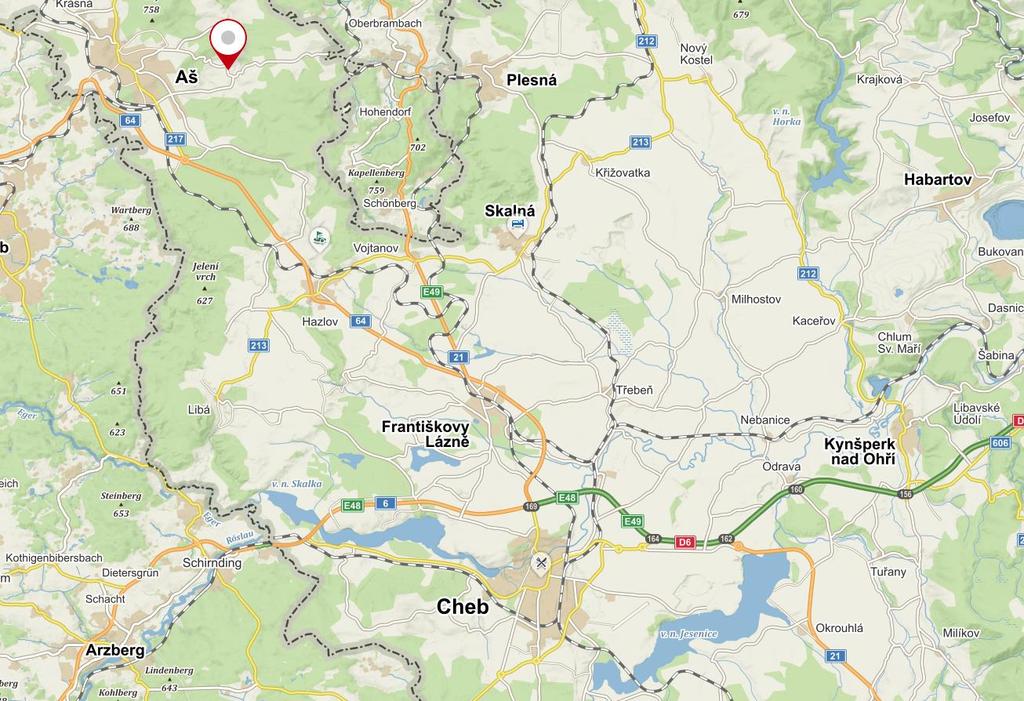 Obrázek č. 7: Map a por ov n ávacích n e mov itý ch věcí 2 1 3 Zdroj: mapy.cz Stručný přehled výše popsaných vlastností porovnávacích nemovitých věcí je uveden v tabulce níže.