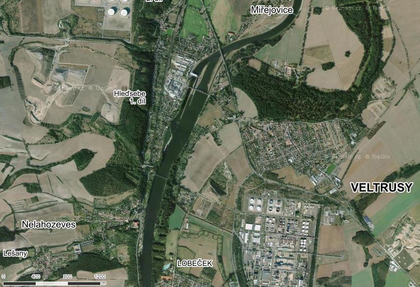 Obrázek 1 Mapa okolních obcí plavební komory Miřejovice 2.1.1 Vltava Vltava je nejdelší řekou na českém území. Vltava je u svého počátku na Šumavě dotována ze dvou větších toků.