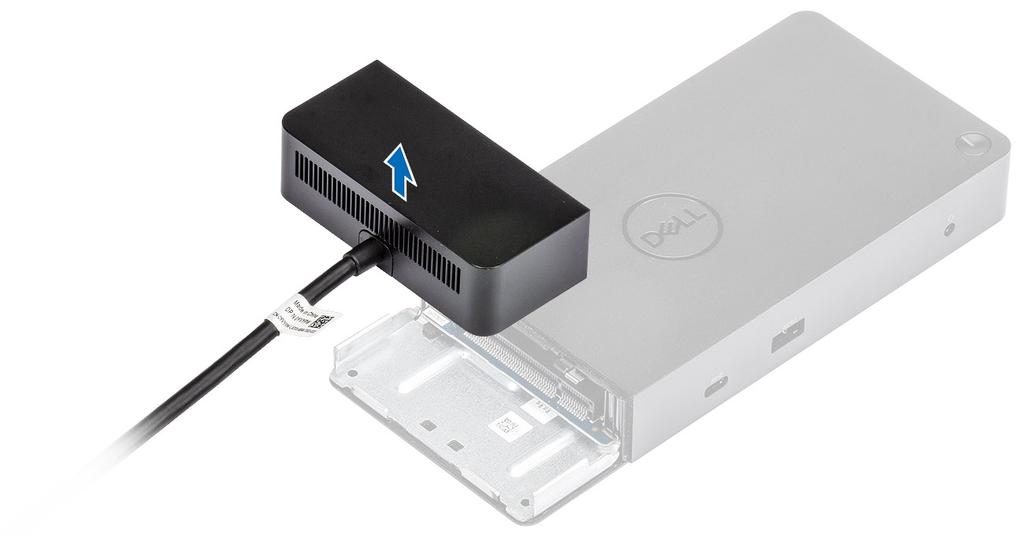 4 Zvedněte a vyjměte modul kabelu USB typu C z