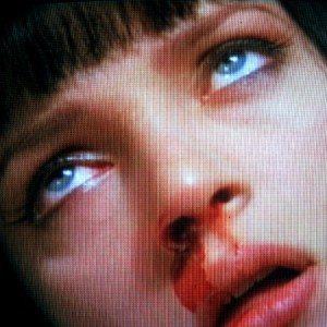 Pulp Fiction 8 musí jít močit. Sedne si na záchod, aby se dal dohromady. Názorně vidíme úlohu rozumu v životě ovládaném žádostmi.