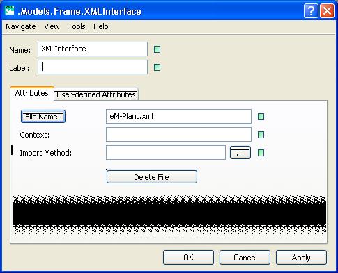 XMLinterface Objekt skupiny Information Flow. Slouží jako nástroj ke čtení a získávání dat z XML souborů.