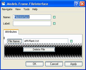 FileInterface Objekt skupiny Information Flow.