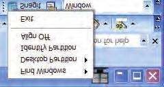 4. PowerSensor Přetahování ve Windows Jakmile oddíly nakonfigurujete a vyberete položku Align to partition (Vyrovnat podle) oddílu, lze okno přetáhnout do regionu a okno se automaticky vyrovná.