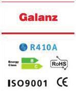 Klimatyzatory / Air conditioner units: / Wall ACs: GALAXY series / Cooling