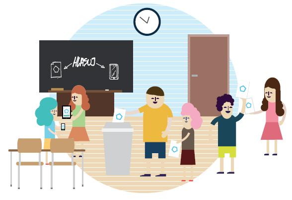 5. HLASOVÁNÍ Hlasování probíhá elektronicky v rámci aplikace školní Pébéčko, která průběh hlasování