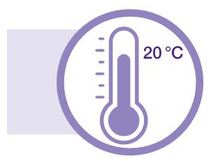23 TEPLOTA VÝŽIVY PŘI APLIKACI DO SONDY Pokojová teplota (cca 20-30 o C).