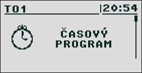 4.4 Časové programy Regulátor obsahuje týdenní kalendář. Díky tomu je možno programovat činnost různých systémů v návaznosti na aktuální hodinu a den v týdnu.