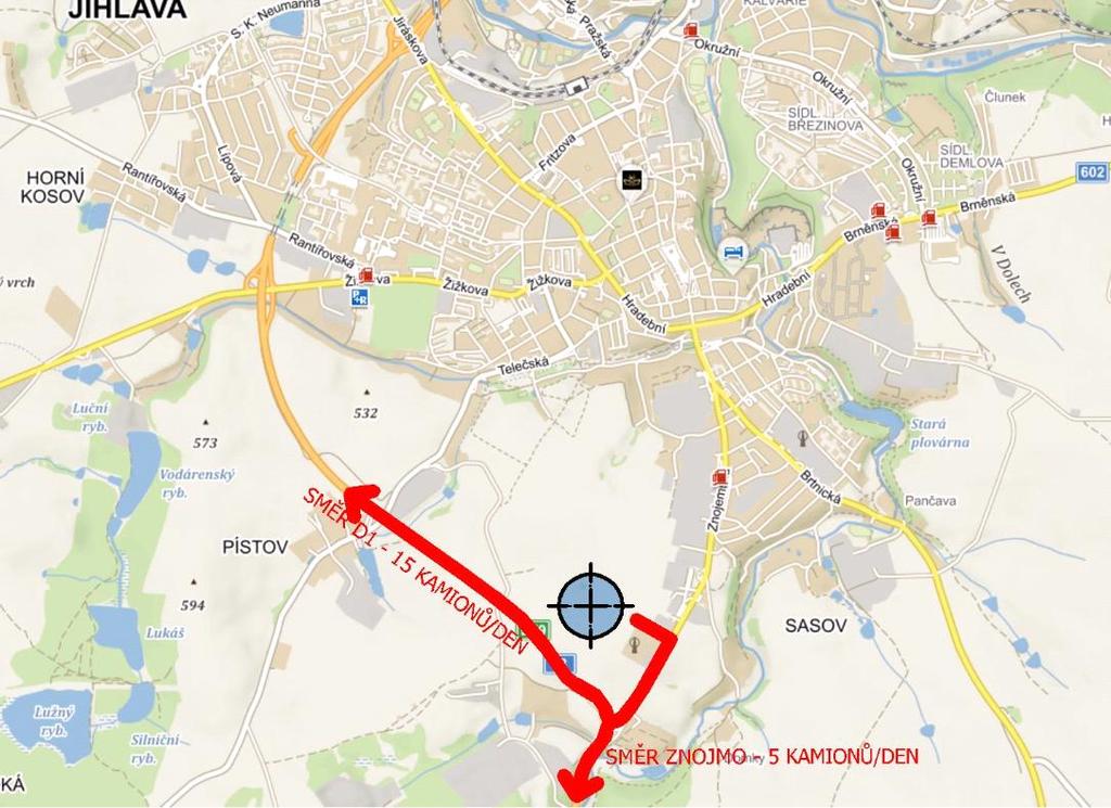 Mapa řešeného