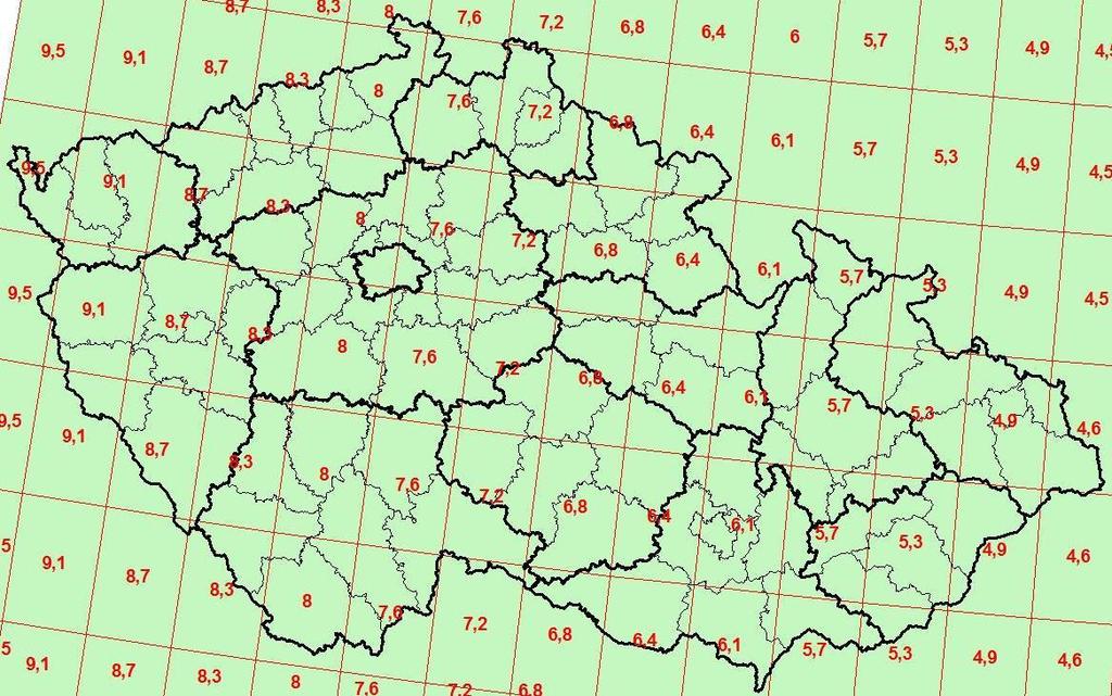 3.3. METEOROLOGICKÉ PODKLADY Převládající větry vanou z jihovýchodu a severozápadu s průměrnou rychlostí větru 4 5 m/s, v nárazech maxima do 15 m/s.