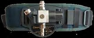 opaskem a indikátorem CleanAIR Pressure Ares - pouze jednotka CleanAIR ARES II kožená svářecí kukla, rozměr kazety 110x60, odnímatelná přilba CleanAIR ARES II kožená svářecí