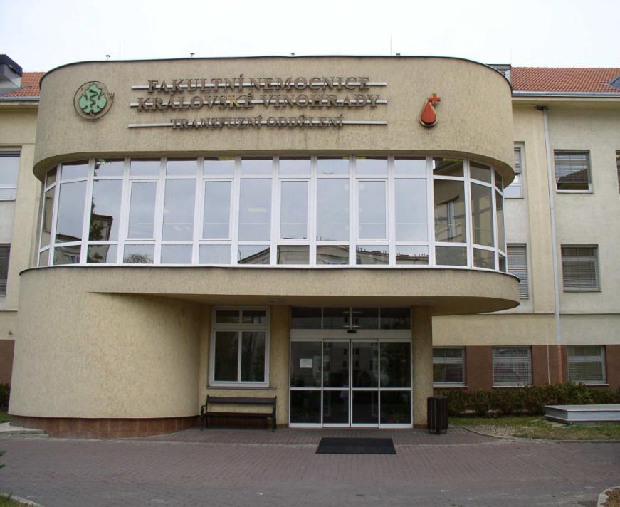 Poučení dárce krve Transfuzní oddělení