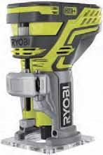 #RyobiToolsEU ryobitools.eu Akumulátorová horní frézka R18TR- JEDNODUCHÉ ŘEZÁNÍ OKRAJŮ A PROFILŮ Konečná úprava Akumulátorová horní frézka je ideální pro náročné použití na větších plochách.