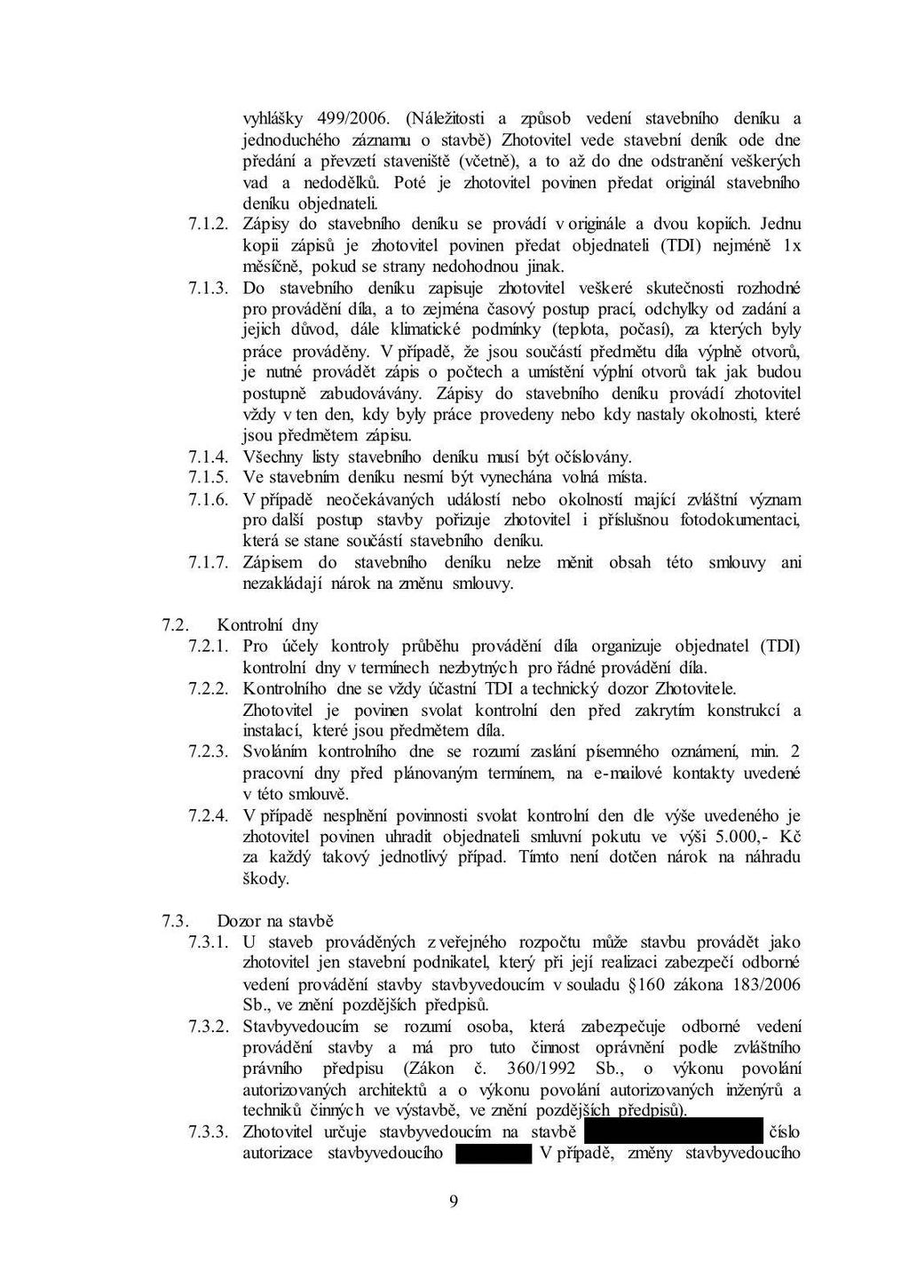 vyhlášky 499/2006.