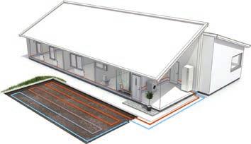 Součástí zařízení jsou vždy oběhová čerpadla, regulace, záložní elektrokotel a případně vestavěný zásobník teplé vody.